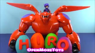 Big Hero 6 Playdoh Surprise Egg Baymax and Hiro Toys