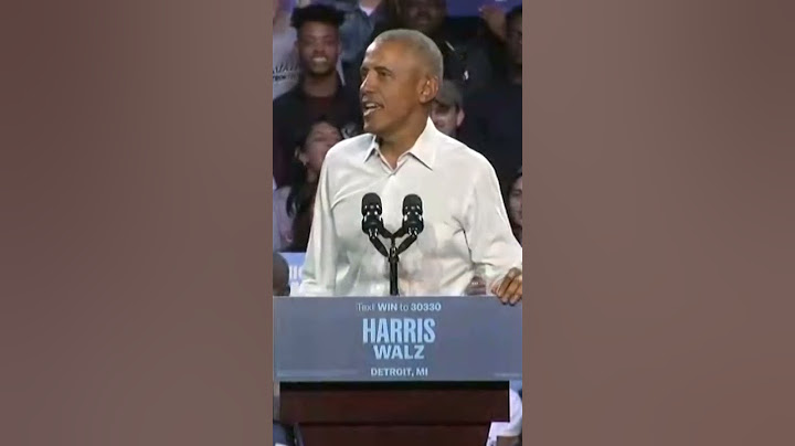 Obama raps Eminem lyrics at Harris rally in Detroit