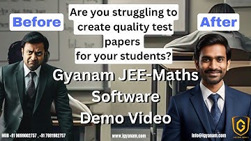Gyanam IIT-JEE Math Software  #jeemains #neet #jeeneetpapergeneratorsoftware #jeeadvanced #exam