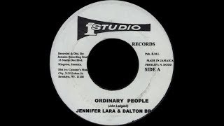 Video thumbnail of "Jennifer Lara & Dalton Brownie -  Ordinary People (Studio 1) John Legend Coverversion"