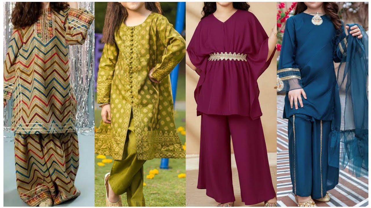 Most popular fashion handmade little girls Eid Dress collection 2026