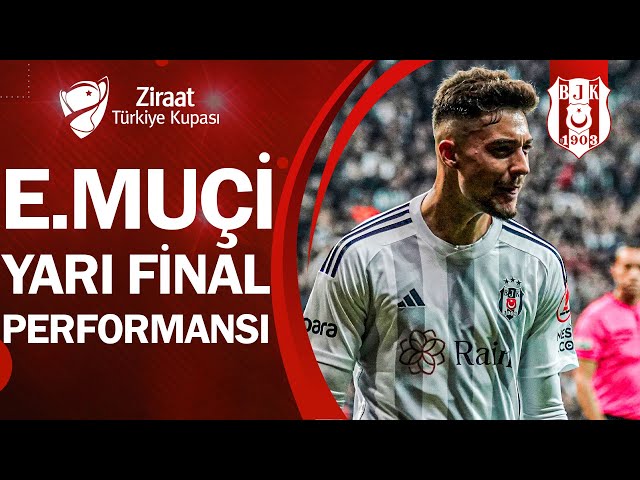 Beşiktaş Ernest Muçi Ziraat Türkiye Kupası Yarı Final Performansı