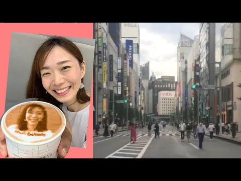 Walking in GINZA feat. Nissan Crossing Cafe July 2020【日本語付き】Travel Guide in Japan #Ginza #42