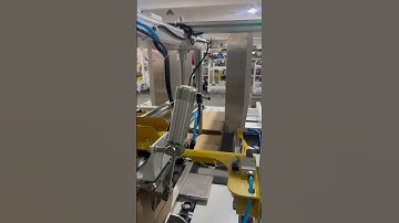 This is a high-speed carton opening machine, with a speed of 20 to 25 cartons per minute.