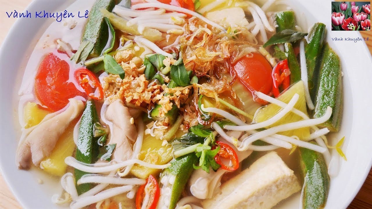 Hướng dẫn Cách nấu canh cá chua – Với Bí quyết này CANH CHUA CHAY sẽ thơm ngon ngọt Nước, Món ăn Chay, Vegan sour soup by Vanh Khuyen