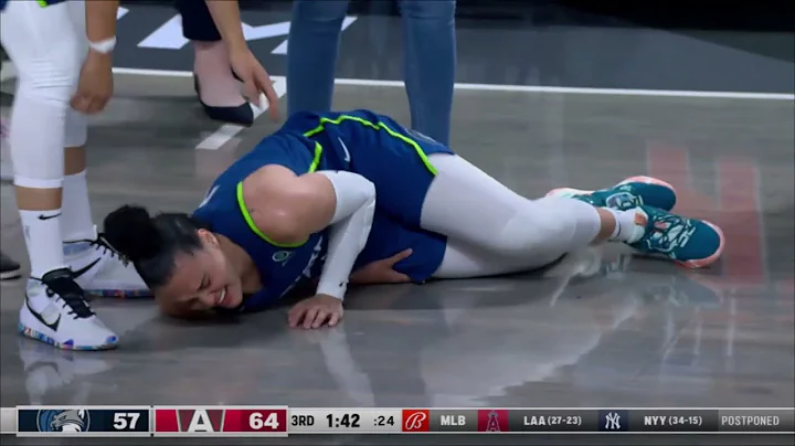 McBride Takes Knee To Thigh On DIRTY Moving Screen...