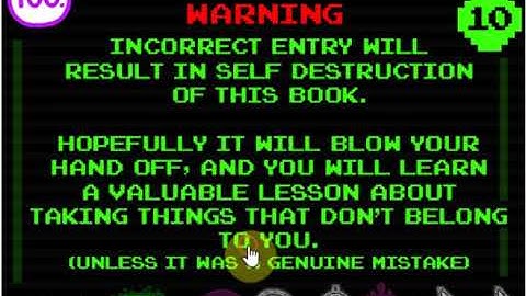The Impossible Quiz Book - Question 100 Game Over