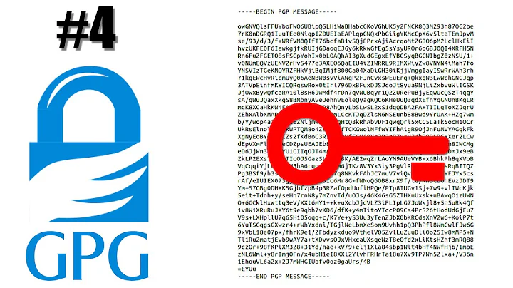 GPG - 4 Encrypting messages