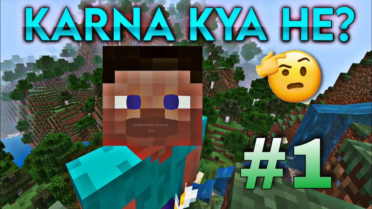 Playing Minecraft for the First Time | minecraft #1 | whyfie - YouTube