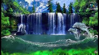 Relaxing Piano Music-Sleep Music-Calming Waterfall Sounds-Relaxing Music-Meditation Music-Bird Song