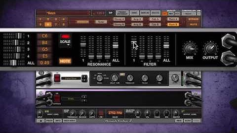 More creative effects with AmpliTube 3 guitar recording software - Rezo resonant filter