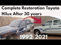 Restoration Of Toyota Hilux Double Cabin after 30 years Hilux Restoration