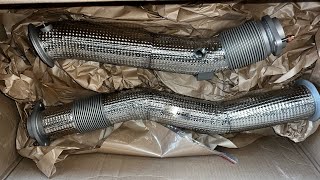 BMW X3 M F97| DOWNPIPE  Deikin. + Stage2. Замеры 0-100, 100-200. 1/4