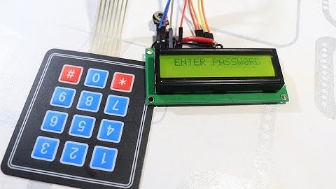 how to make password based door lock system