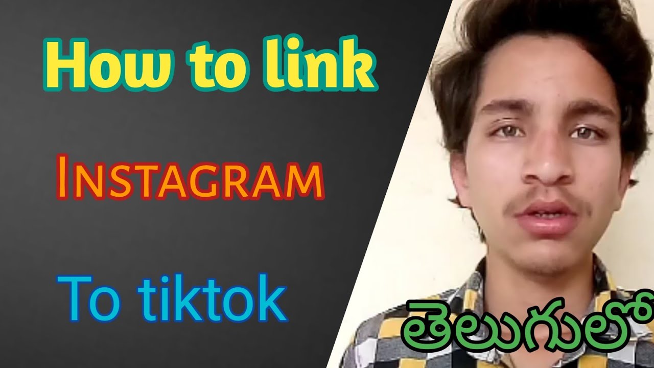 How To Link Instagram To Tiktok In Telugu YouTube