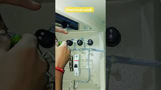 Lamp/MCB wiring🎯🛠️ #ltpanel🔨 #electricalwork⚡ #panel #engineering #electricity #electrical