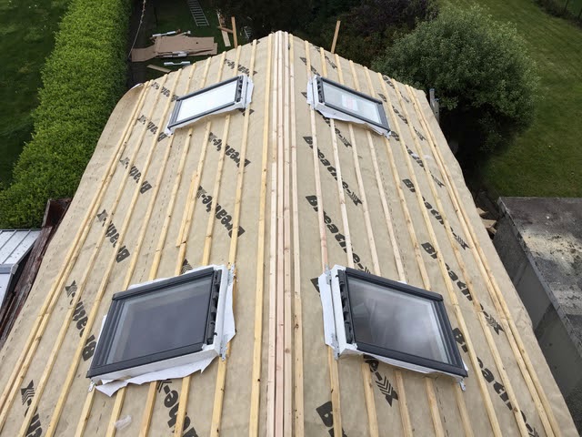 Roofers Dublin - Installation of a New Roof in Walkinstown Dublin 12.