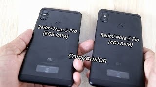 Xiaomi Redmi Note 5 Pro 6GB RAM Unboxing !! Comparision Note 5 Pro 4GB Vs 6GB RAM Variante !! HINDI