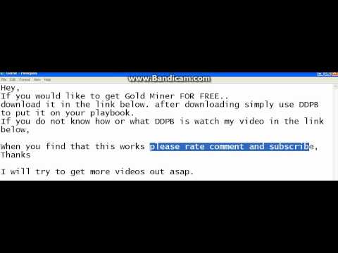 Gold Miner for Blackberry Playbook FREE