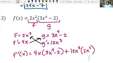 2.4 Product and Quotient Rules