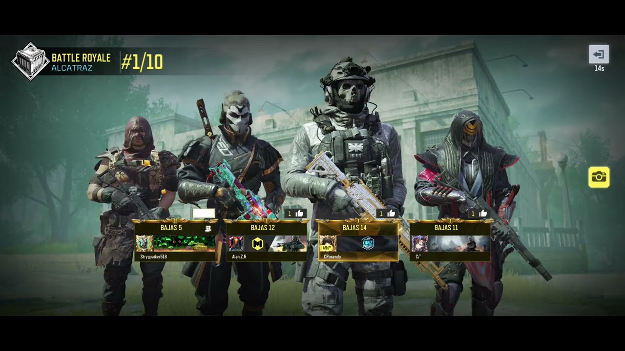 Call Of Duty Mobile. Alcatraz Partida 2 De 7 