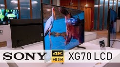 SONY XG70 4K/HDR TV in 43 bis 65 Zoll ohne Android TV (4K / 60p)