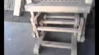 http://www.youtube.com/AshevilleClassifieds) Rocking Chair | Teak Garden Furniture Manufacture | jepara Indonesia.