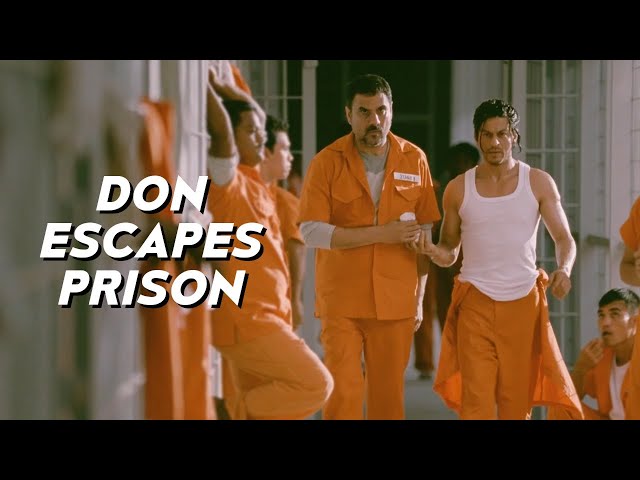 Don Escapes Prison | Don 2 | Shah Rukh Khan | Boman Irani | Farhan Akhtar class=