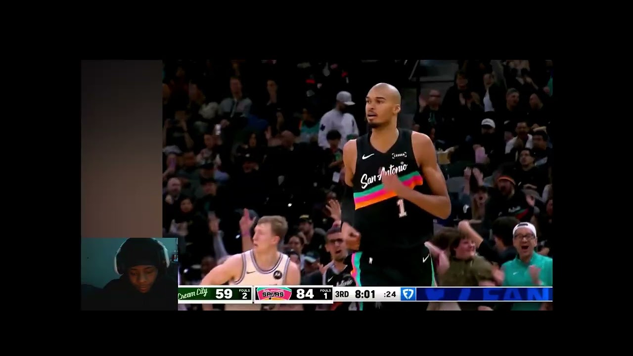 (Baldy Wemby acting different) San Antonio Spurs Vs Milwaukee Bucks - Full Game Highlights