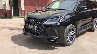 Lexus LX570. Полный антихром и новые кованые диски Motion. Lexus LX570. Полный антихром и новые кованые диски Motion.
