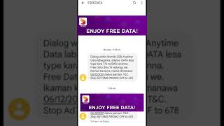 Dialog Free Data | 2GB | Live With Kasun screenshot 2