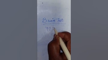 Brain Test #Mind Test #IQ Test #Memory Test #Preparation Test
