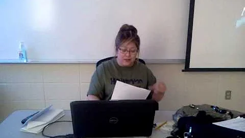 Nancy Wiggins "teachers rap" for saints day