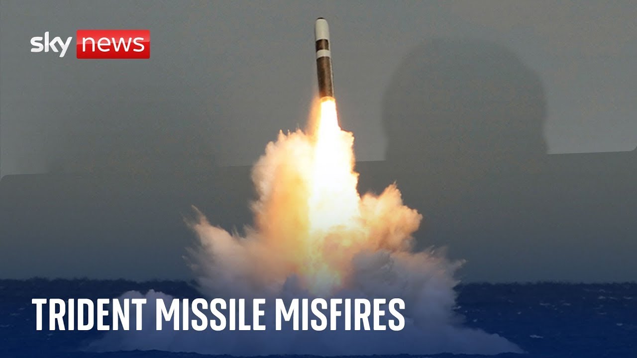 Trident Missile Dramatically Misfires And Crashes Into Ocean | “NOT A Good Look”