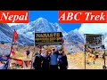 Annapurna base camp abc  the most popular trek in nepal  a short trek