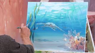 Paint An Underwater Scene In 10 Minutes