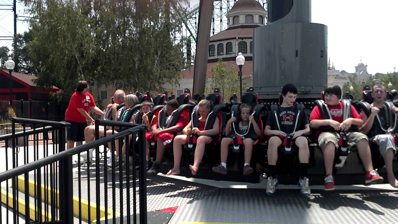 The Kids On The Black Widow at Kennywood Park 2012