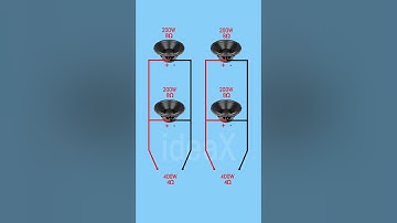 Parallel Speaker Wiring Explained! Double the Power! 🔉 #electronic #electronics #diy #ideax #shorts