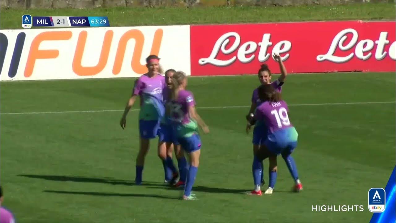 Milan-Napoli F. 3-2 | Dubcová all’ultimo respiro decide la sfida | serieafemminile eBay 2023/24