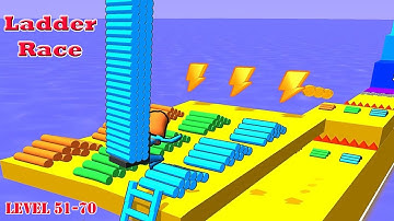 Ladder Race Gameplay Walkthrough All Levels 51 - 70 Update (Android,iOS)