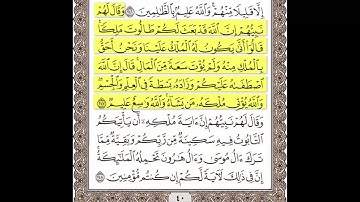 سورة البقرة الآيات من 247 إلى 248 مكررة 10 مرات