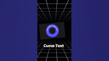 Curve text in figma with this plugin #shorts #figma