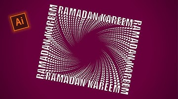 HOW TO CREATE A SPIRAL TEXT EFFECT IN ILLUSTRATOR (1 MINUTE)