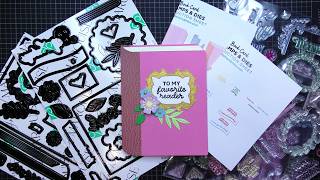 Diamond Press Book Card Stamps & Dies Shaped Card Tutorial! So Cute & Many Ways to Use the Designs!