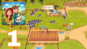 My Perfect Farm 2: Go Farming - Gameplay Walkthrough Part 1 - Build Barns (Android , iOS)