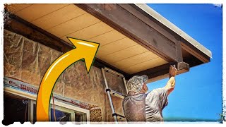 Plans Change! Soffits and Outdoor Lighting for Our Off-Grid Straw Bale House Part 2 | Day 43 @theupsideofdownsizing