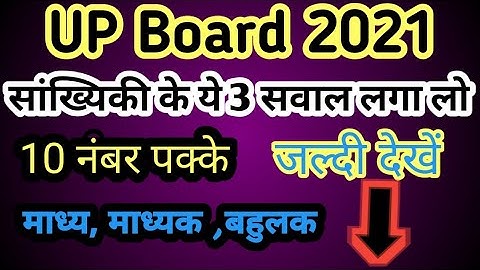 Class 10th Math Important Questions for Up board 2021