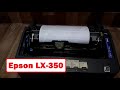 Epson LX-350 двоит. Калибровка