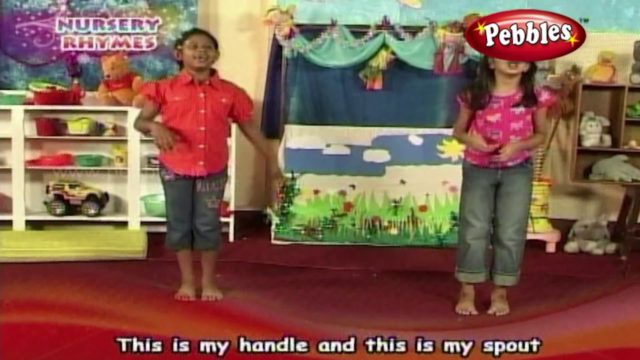 I Am A Little Teapot Live Video Nursery Rhymes Nursery Rhymes for