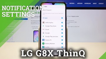 LG G8X ThinQ Notification Settings - Customize Notifications